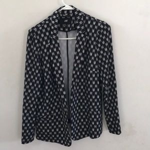 Black and White Print H&M Blazer